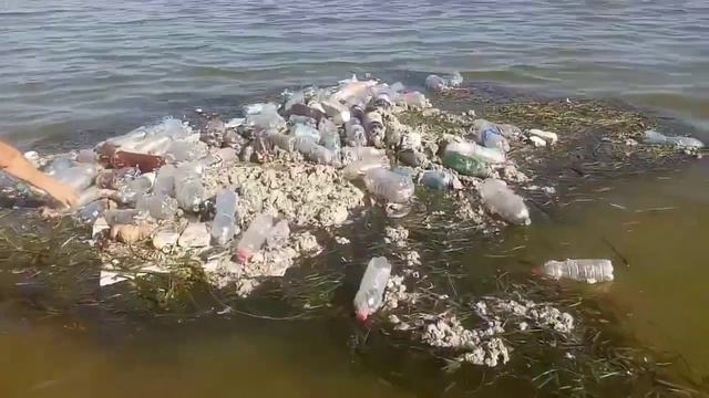 Мусорный остров на Правобережном пляже Запорожье смотреть онлайн