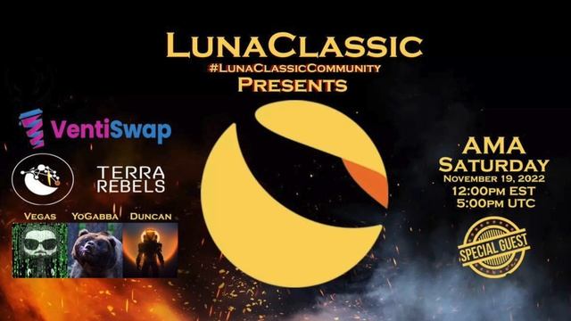 LunaClassicCommunity AMA Episode 1 Ventiswap : Terra Rebels