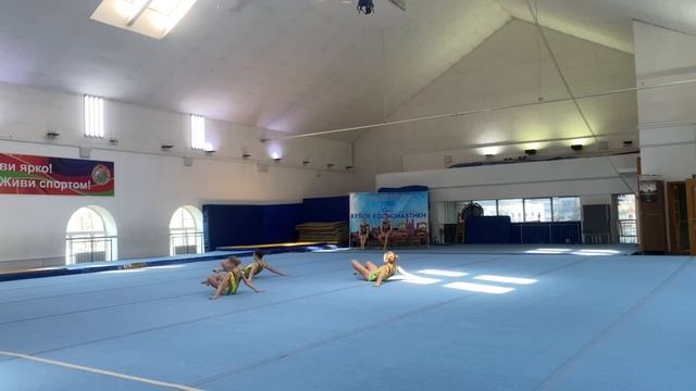 ТР 12-18,  Хачатурова Алеся,Нагаева Иоланта,Калинина Александра, Темповое упражнение