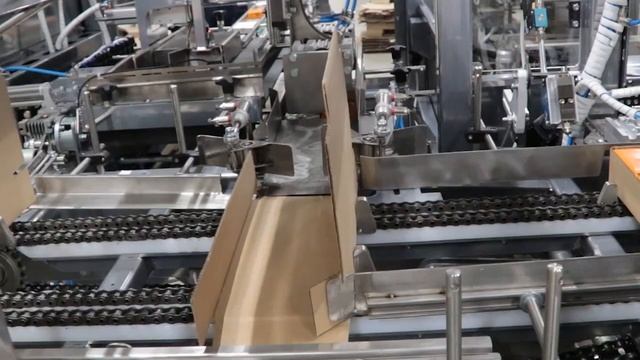 Автоматический картонатор для упаковки масла смотреть онлайн
