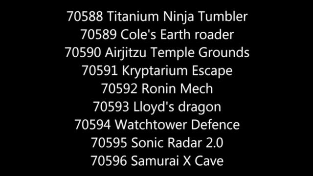 Ninjago 2016 Summer Set List REVEALED смотреть онлайн