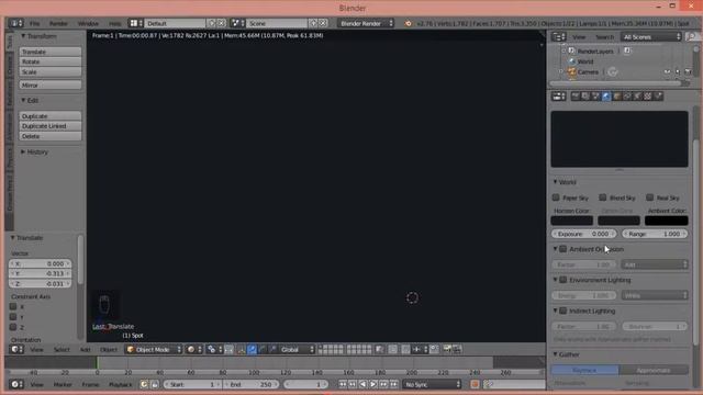 How to Create Volumetric Light and Starry Night Scene in Blender Tutorial смотреть онлайн