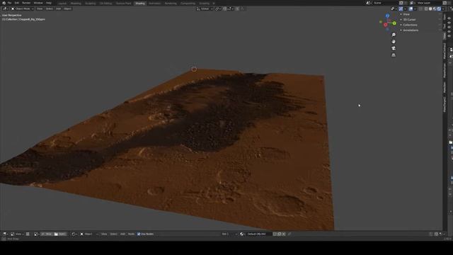 Mars Mariner Valley in Blender смотреть онлайн