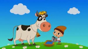 Привет Малыш! Про коровку!