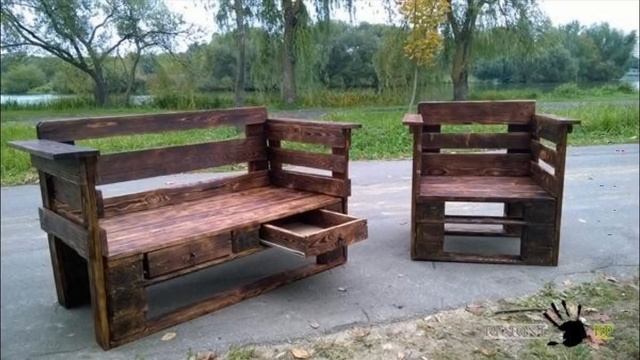 Мебель из поддонов. смотреть онлайн