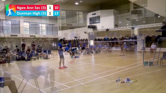 Badminton B Division East Boys 3rd/4th | National School Games Singapore 2021 смотреть онлайн
