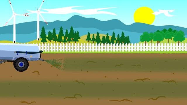 ☻ Farm Work - Growing potatoes | Fairy Tractor For Kids - Colorful Farm Vehicles and Animated Farm смотреть онлайн