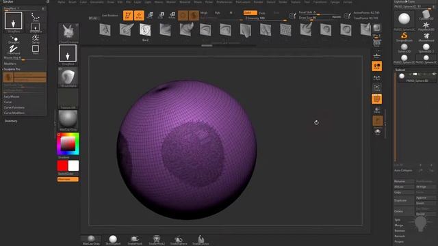 008 ZBrush 2018 Sculptris Pro Alpha Restrictions And Workarounds смотреть онлайн