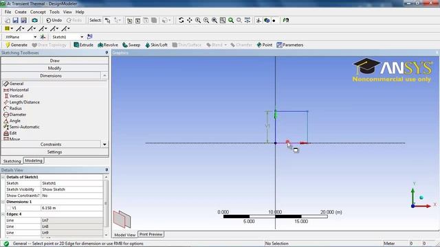 Cornell ANSYS: Transient Conduction: Geometry смотреть онлайн