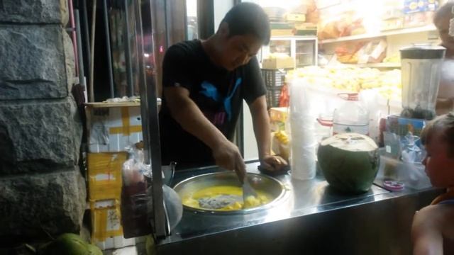 Натуральное мороженое из манго на Хайнане \\ Ice Cream Handmade  In Hainan