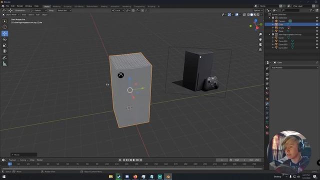 How to Model the Xbox Series X in Blender смотреть онлайн