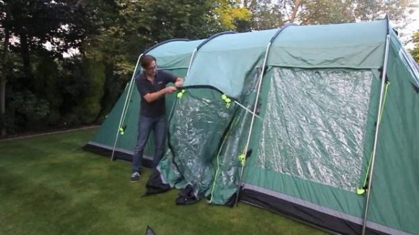 Outwell Montana 6 Tent (2013 Model) - Tent Pitching Video