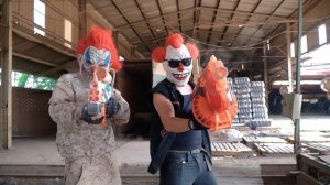 LTT Nerf Mod : Super SEAL MARINES Solider Nerf Guns Attack Worin Boss And Criminal Gang