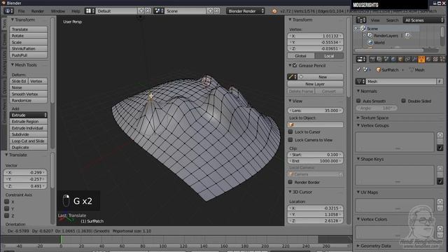 Tutorial Blender Edit With Proportional Scale смотреть онлайн