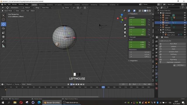 Blender - FlipFluids - Force Field - Quick tutorial смотреть онлайн
