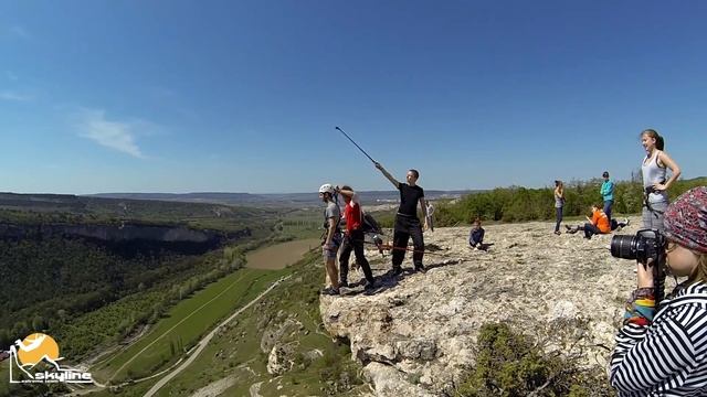 Максим Kachi-Kalion RopeJumping with SkyLine X-Team in Crimea смотреть онлайн