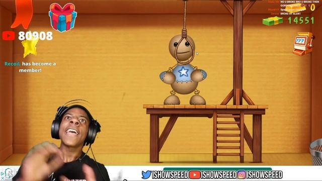 IShowSpeed Becomes Racist To Kill Kick The Buddy 😂