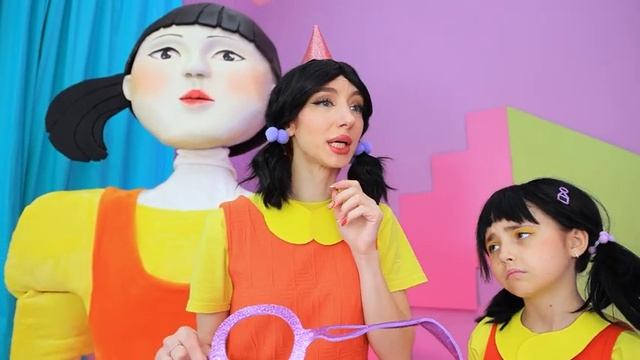 Барби превратилась в куклу из Игры в Кальмара внутри бьюти-бокса!