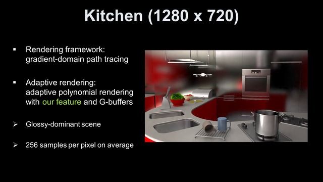 Feature Generation for Adaptive Gradient Domain Path Tracing смотреть онлайн