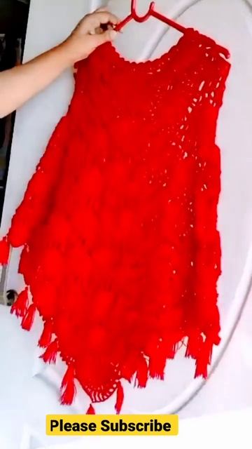 crochet poncho❤️ #crochetponcho #shorts #plabitadas #crochetshawls #poncho смотреть онлайн