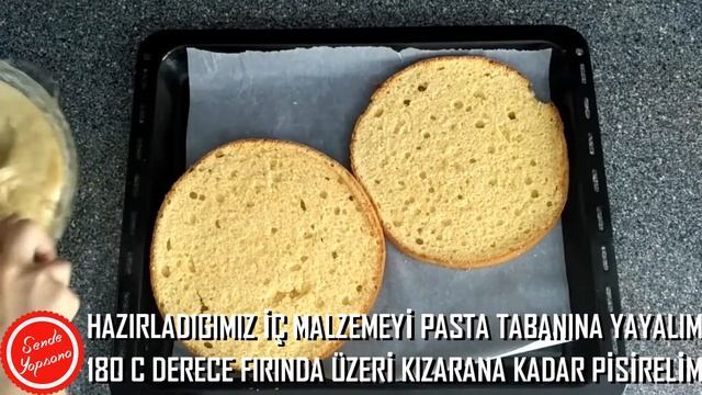 Yalancı Acıbadem Pastası Tarifi-Hazır Kekten Pasta Yapımı #pasta #tarif