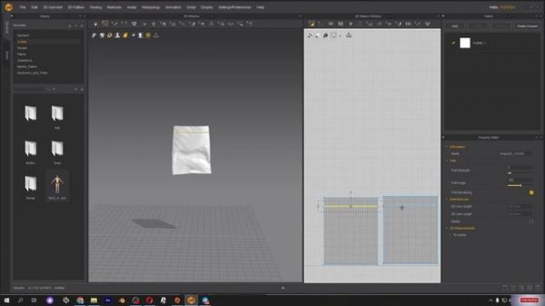 Создание мешков в Marvelous Designer