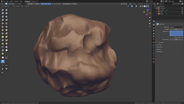Blender: Sharpen Mesh Filter смотреть онлайн