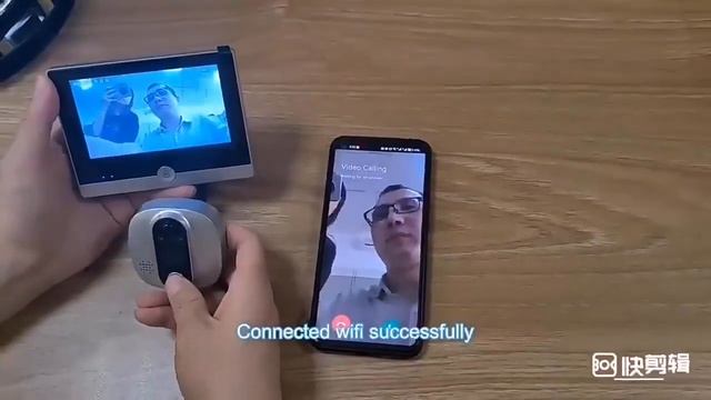 Intelligent electronic cat eye visual doorbell 2 million 1080P high definition pixel indoor wireles смотреть онлайн