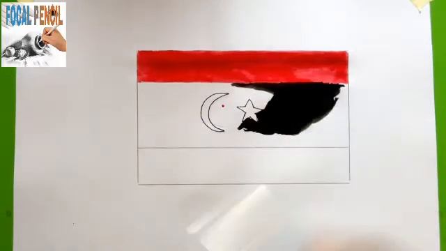 How to draw Flag of Libya step by step. смотреть онлайн