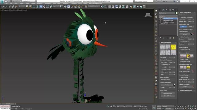 Ornatrix 3dsmax: Ground Strands Modifier смотреть онлайн