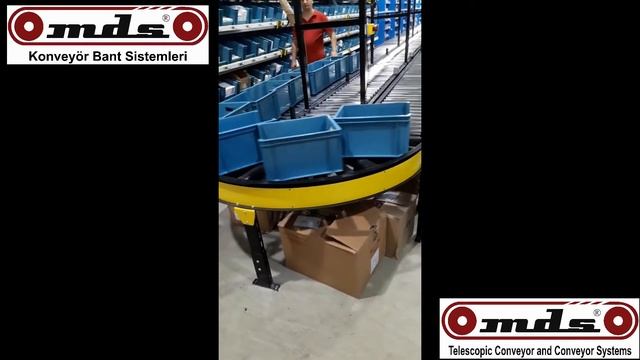 MDS Konveyör - Dönüşlü Konveyör - Curved Conveyor - 90 -180 градусовый конвейер смотреть онлайн