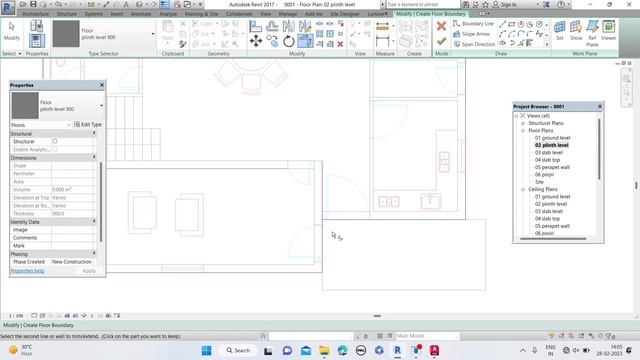How to create plinth & ground level in Revit | create level | 900 mm ground & plinth level create | смотреть онлайн