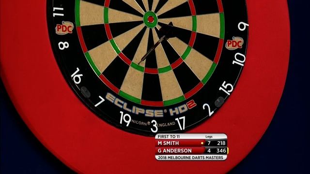 PDC Melbourne Darts Masters 2018 - Michael Smith vs Gary Anderson Part 2/2 смотреть онлайн