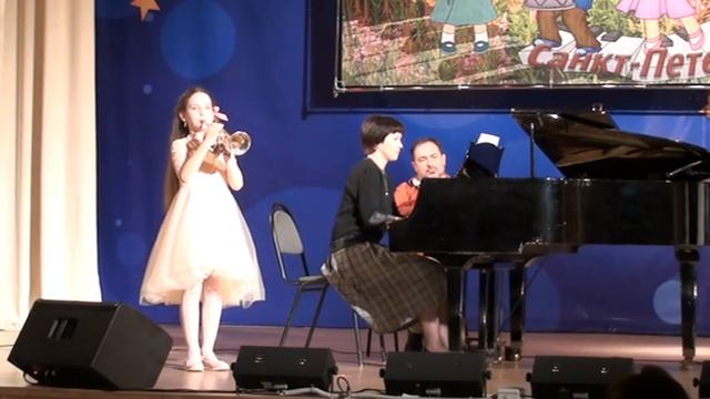 Жеребцова Екатерина 8 лет Детский концерт В. Щелоков смотреть онлайн
