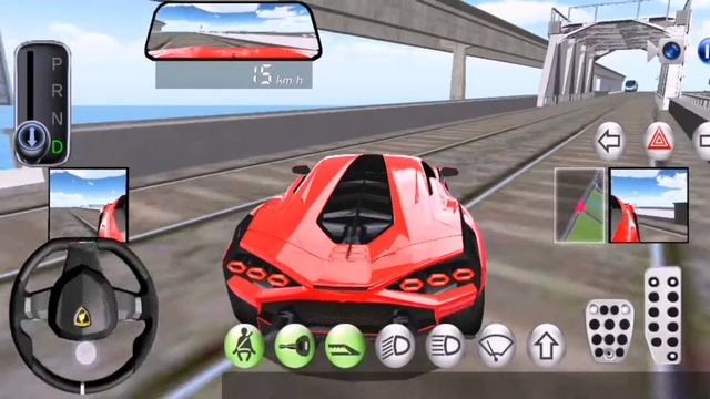 SUV Mercedes Red Car Load Gas For Drive - 3D Driving Class Simulator - Android IOS Gameplay 25 смотреть онлайн