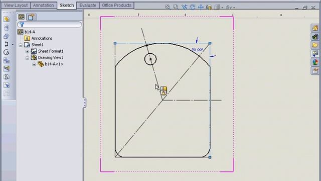solidworks 2009 Add Sketch Drawing смотреть онлайн