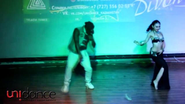 Tribal Fusion & Krump Dance Performance | Amina Rahman & Tiger | | Unidance Kazakhstan смотреть онлайн
