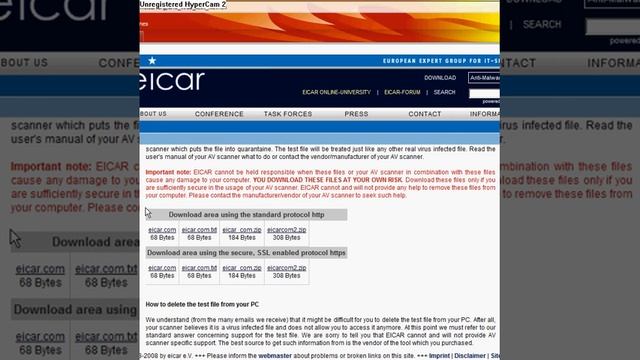 The website you can test your antivirus смотреть онлайн