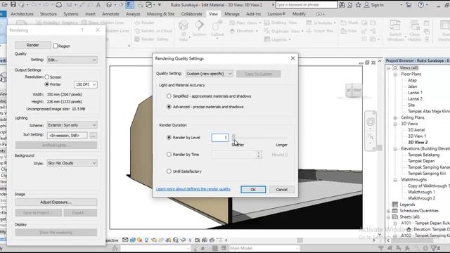 REVIT RENDER - RENDERING STEP смотреть онлайн