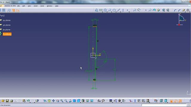 Catia tutorial/Part drawing/How to design Screw jack screw, tommy bar and special washer in Catia v смотреть онлайн