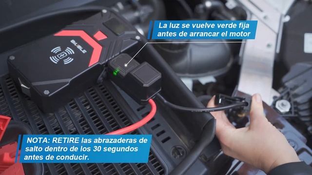 BIUBLE Car Jump Starter, 2500A Peak Auto Booster Battery with 10W Wireless Charger Smart Jump Cable смотреть онлайн