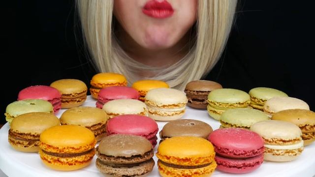 ASMR EATING MACARONS *No Talking | Soft Eating Sounds