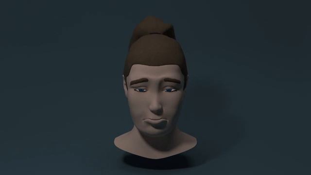 3D Self-Portrait Model and Animation (ZBrush, 3ds Max) смотреть онлайн