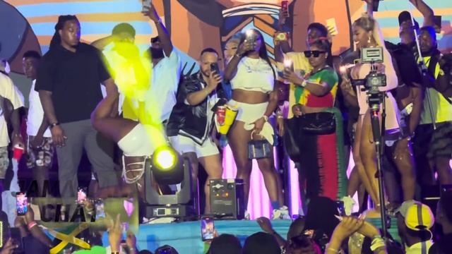 Yung Miami Left Diddy For Jamaica N Mash Up Sandz Festival 2024, Live Performance