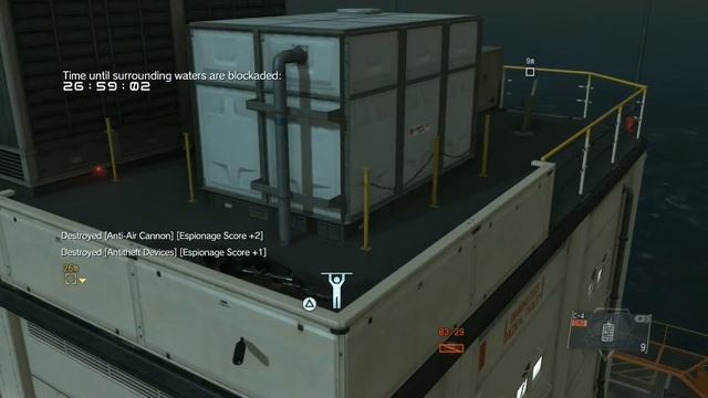 MGSV FOB - Solid Snake Fights Off Attackers And Defenders