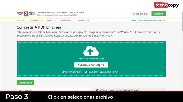 Convertir Archivo A Pdf
