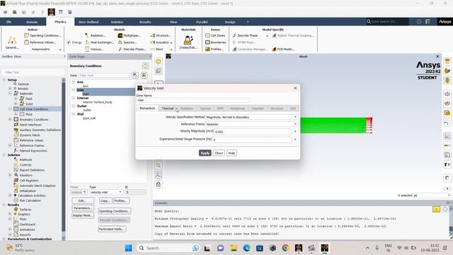 Axi symmetric flow and heat transfer - Ansys Fluent Tutorials смотреть онлайн