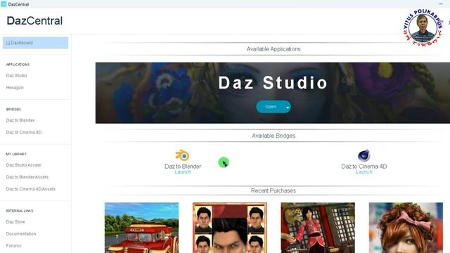 Menu Install dan Software Untuk Install Asset di Daz Studio 4.21 смотреть онлайн