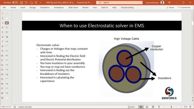 EMS for SOLIDWORKS Tips & Tricks- 11: Electrostatic solver in EMS смотреть онлайн
