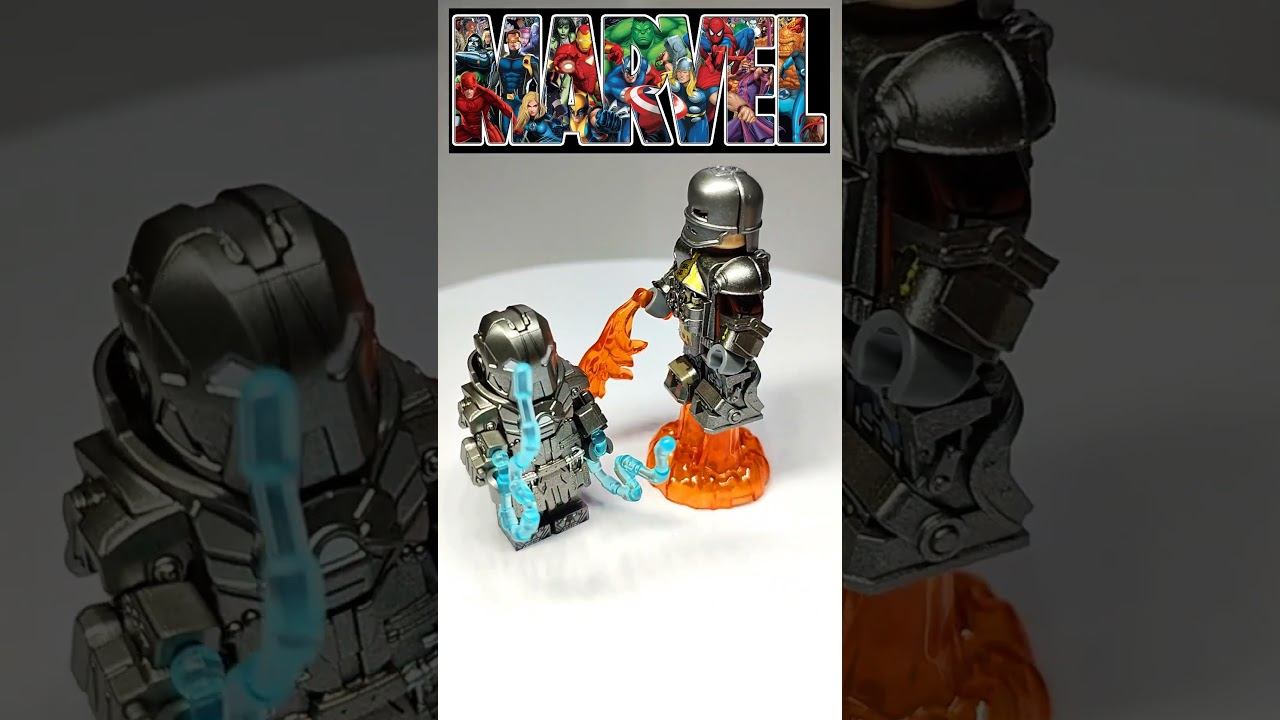 LEGO Iron Man Mark 1 Mark 2 | Tony Stark | Minifigure #shorts #tonystark #marvel смотреть онлайн